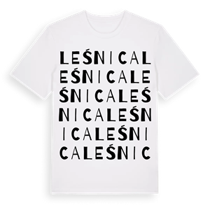 Leśnica ordlek t-shirt – ekologisk bomull t-shirt från Pinshirt