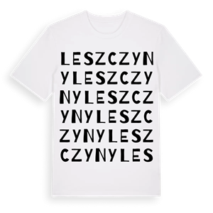 Leszczyny ordlek t-shirt – ekologisk bomull t-shirt från Pinshirt