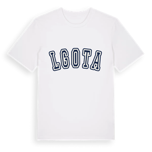 Lgota college t-shirt – ekologisk bomull t-shirt från Pinshirt
