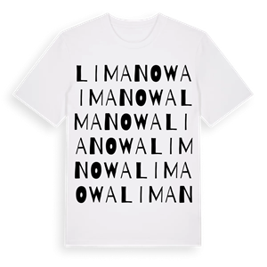 Limanowa ordlek t-shirt – ekologisk bomull t-shirt från Pinshirt