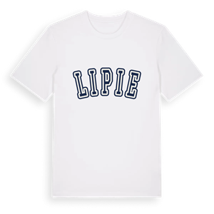 Lipie college t-shirt – ekologisk bomull t-shirt från Pinshirt