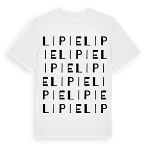 Lipie ordlek t-shirt – ekologisk bomull t-shirt från Pinshirt