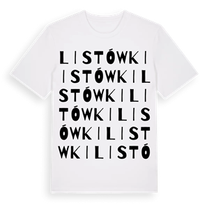 Listówki ordlek t-shirt – ekologisk bomull t-shirt från Pinshirt
