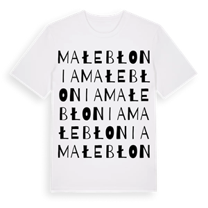 Małe Błonia ordlek t-shirt – ekologisk bomull t-shirt från Pinshirt