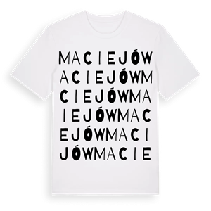 Maciejów ordlek t-shirt – ekologisk bomull t-shirt från Pinshirt