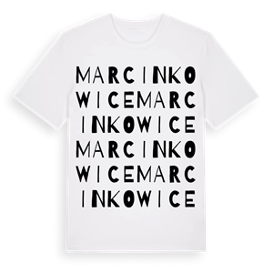 Marcinkowice ordlek t-shirt – ekologisk bomull t-shirt från Pinshirt