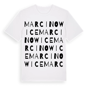 Marcinowice ordlek t-shirt – ekologisk bomull t-shirt från Pinshirt