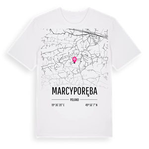 Marcyporęba karta t-shirt – ekologisk bomull t-shirt från Pinshirt