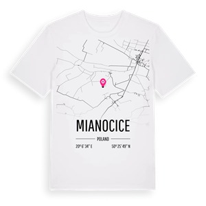 Mianocice karta t-shirt – ekologisk bomull t-shirt från Pinshirt