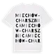 Miechów-Charsznica ordlek t-shirt
