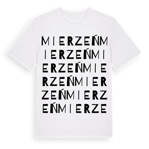 Mierzeń ordlek t-shirt – ekologisk bomull t-shirt från Pinshirt