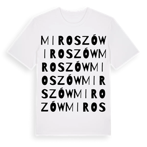 Miroszów ordlek t-shirt – ekologisk bomull t-shirt från Pinshirt