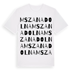 Mszana Dolna ordlek t-shirt – ekologisk bomull t-shirt från Pinshirt