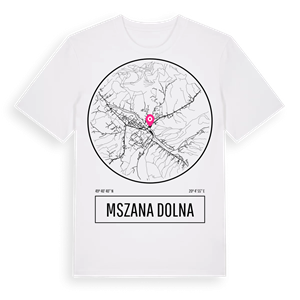 Mszana Dolna t-shirt – ekologisk bomull t-shirt från Pinshirt