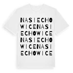 Nasiechowice ordlek t-shirt – ekologisk bomull t-shirt från Pinshirt