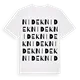 Nidek ordlek t-shirt
