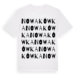 Nowakówka ordlek t-shirt – ekologisk bomull t-shirt från Pinshirt