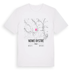 Nowe Bystre karta t-shirt – ekologisk bomull t-shirt från Pinshirt