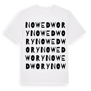 Nowe Dwory ordlek t-shirt – ekologisk bomull t-shirt från Pinshirt