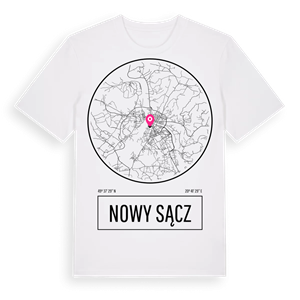 Nowy Sącz t-shirt – ekologisk bomull t-shirt från Pinshirt