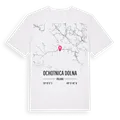 Ochotnica Dolna karta t-shirt