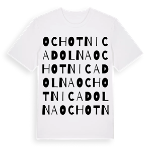 Ochotnica Dolna ordlek t-shirt – ekologisk bomull t-shirt från Pinshirt