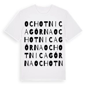 Ochotnica Górna ordlek t-shirt – ekologisk bomull t-shirt från Pinshirt