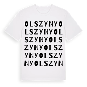 Olszyny ordlek t-shirt – ekologisk bomull t-shirt från Pinshirt