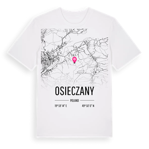 Osieczany karta t-shirt – ekologisk bomull t-shirt från Pinshirt