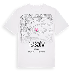 Płaszów karta t-shirt – ekologisk bomull t-shirt från Pinshirt