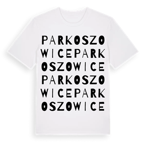 Parkoszowice ordlek t-shirt – ekologisk bomull t-shirt från Pinshirt