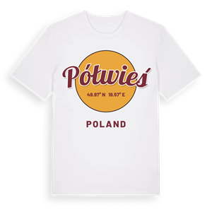 Półwieś cirkel t-shirt – ekologisk bomull t-shirt från Pinshirt
