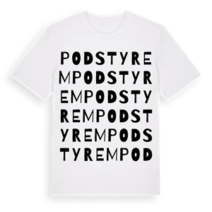 Pod Styrem ordlek t-shirt – ekologisk bomull t-shirt från Pinshirt