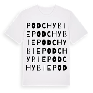 Podchybie ordlek t-shirt – ekologisk bomull t-shirt från Pinshirt