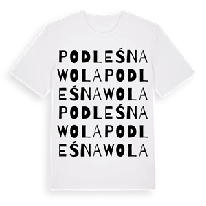 Podleśna Wola ordlek t-shirt – ekologisk bomull t-shirt från Pinshirt