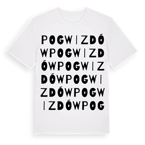 Pogwizdów ordlek t-shirt – ekologisk bomull t-shirt från Pinshirt