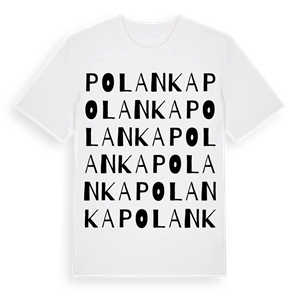 Polanka ordlek t-shirt – ekologisk bomull t-shirt från Pinshirt