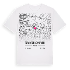 powiat chrzanowski karta t-shirt – ekologisk bomull t-shirt från Pinshirt