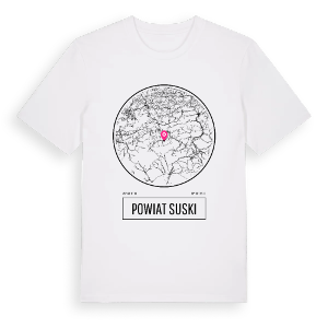 powiat suski t-shirt – ekologisk bomull t-shirt från Pinshirt
