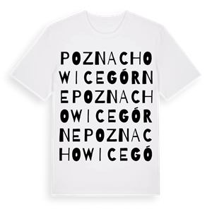 Poznachowice Górne ordlek t-shirt – ekologisk bomull t-shirt från Pinshirt