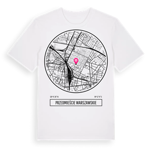 Przedmieście Warszawskie t-shirt – ekologisk bomull t-shirt från Pinshirt