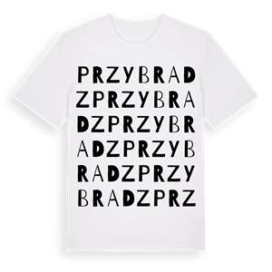 Przybradz ordlek t-shirt – ekologisk bomull t-shirt från Pinshirt