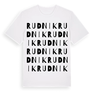 Rudnik ordlek t-shirt – ekologisk bomull t-shirt från Pinshirt
