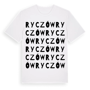Ryczów ordlek t-shirt – ekologisk bomull t-shirt från Pinshirt