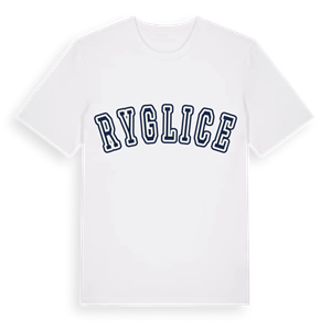Ryglice college t-shirt – ekologisk bomull t-shirt från Pinshirt