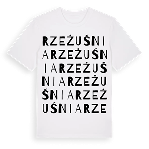 Rzeżuśnia ordlek t-shirt – ekologisk bomull t-shirt från Pinshirt