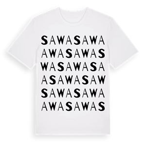 Sawa ordlek t-shirt – ekologisk bomull t-shirt från Pinshirt