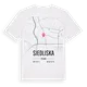 Siedliska karta t-shirt