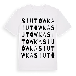 Siutówka ordlek t-shirt – ekologisk bomull t-shirt från Pinshirt