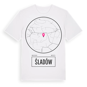 Śladów t-shirt – ekologisk bomull t-shirt från Pinshirt